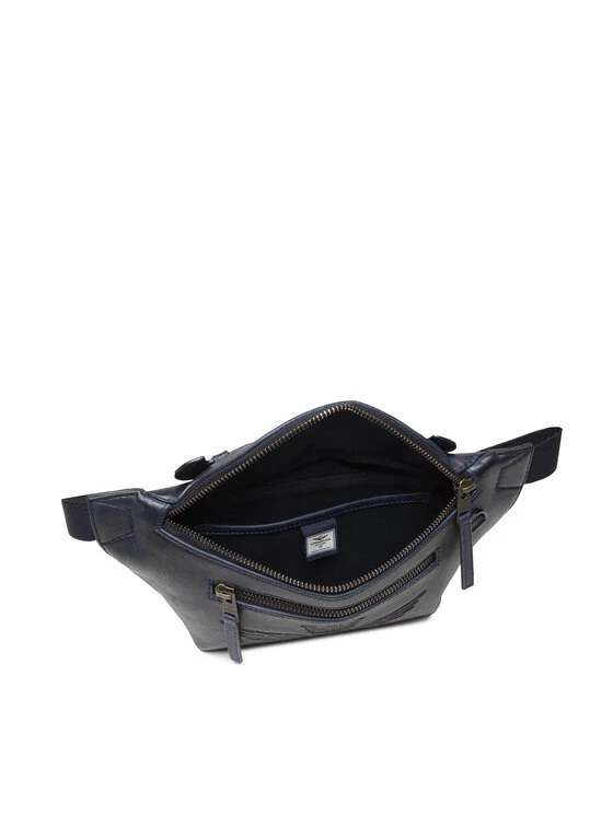 Aeronautica Militare Sac banane Marsupio In Pelle 221BO1074DPL167 Bleu marine 8 Aeronautica Militare Sac banane Marsupio In Pelle 221BO1074DPL167 Bleu marine – Image 6