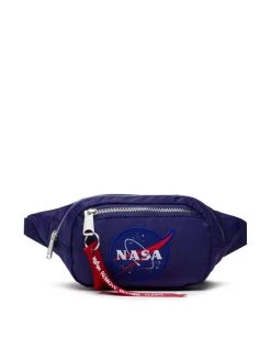 Alpha Industries Sac banane Nasa Waist Bag 128908 Bleu marine