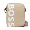 Boss Sacoche Catch 50475582 Beige -France Sacs banane et sacoches hommes Soldes Boutique boss sacoche catch 50475582 beige