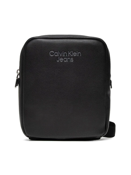 Calvin Klein Jeans Sacoche Micro Pebble Reporter S K50K508767 Noir 3 Calvin Klein Jeans Sacoche Micro Pebble Reporter S K50K508767 Noir