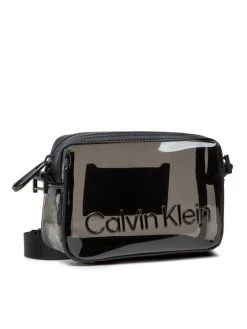 Calvin Klein Sacoche Ck Clear Camera Bag S K50K508749 Noir -France Sacs banane et sacoches hommes Soldes Boutique calvin klein sacoche ck clear camera bag s k50k508749 noir 1