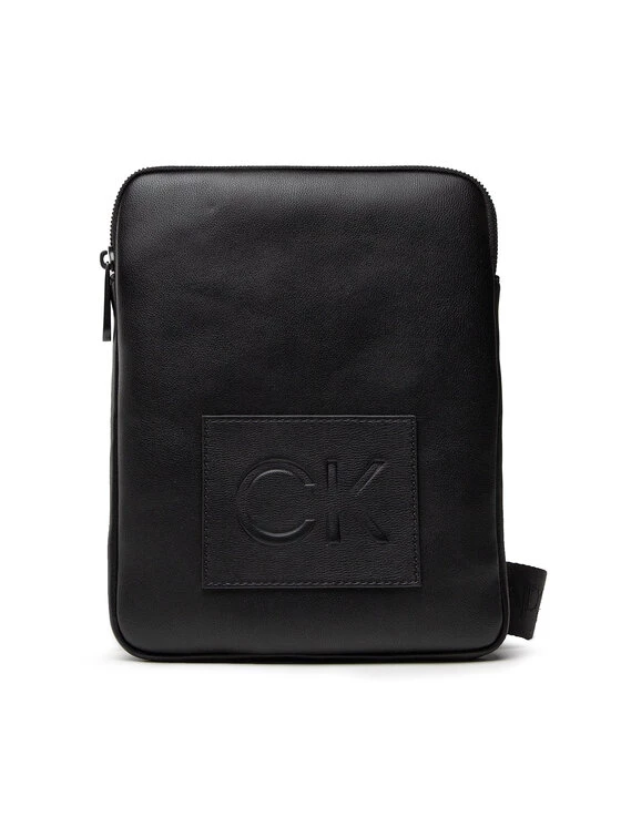 Calvin Klein Sacoche Graphic Ck Flatpack K50K508153 Noir 3 Calvin Klein Sacoche Graphic Ck Flatpack K50K508153 Noir