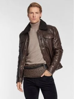 Guess Sac banane Escape (Cg) Mini Bags HMESCG P2431 Marron -France Sacs banane et sacoches hommes Soldes Boutique guess sac banane escape cg mini bags hmescg p2431 marron 5