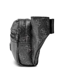 Guess Sac banane Vezzola HMVZLA P2294 Noir -France Sacs banane et sacoches hommes Soldes Boutique guess sac banane vezzola hmvzla p2294 noir 2