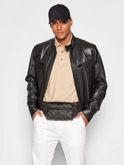 Guess Sac banane Vezzola HMVZLA P2294 Noir -France Sacs banane et sacoches hommes Soldes Boutique guess sac banane vezzola hmvzla p2294 noir 5