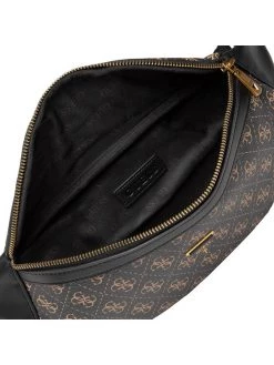Guess Sac banane Vezzola Mini Bags HMVZLA P2230 Marron -France Sacs banane et sacoches hommes Soldes Boutique guess sac banane vezzola mini bags hmvzla p2230 marron 4