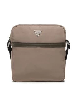 Guess Sacoche Certosa Nylon HMCERN P2258 Vert Couleur Beige
