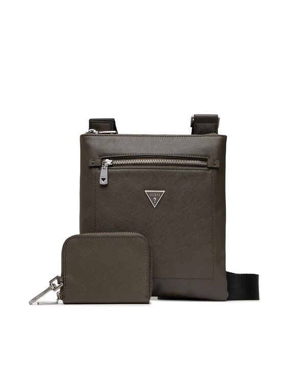 Guess Sacoche Certosa Saffiano HMCERT P2291 Vert 3 Guess Sacoche Certosa Saffiano HMCERT P2291 Vert