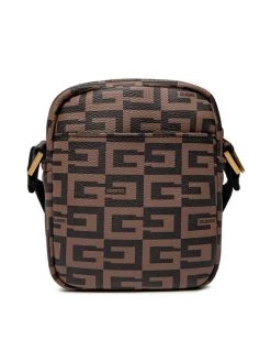 Guess Sacoche Escape (CG) HMESCG P2315 Marron -France Sacs banane et sacoches hommes Soldes Boutique guess sacoche escape cg hmescg p2315 marron 3