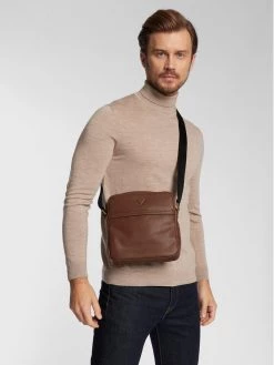 Guess Sacoche Scala HMSCAL P2358 Marron -France Sacs banane et sacoches hommes Soldes Boutique guess sacoche scala hmscal p2358 marron 5