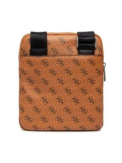 Guess Sacoche Vezzola HMVZLA P2223 Marron -France Sacs banane et sacoches hommes Soldes Boutique guess sacoche vezzola hmvzla p2223 marron 3