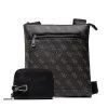 Guess Sacoche Vezzola HMVZLA P2291 Gris -France Sacs banane et sacoches hommes Soldes Boutique guess sacoche vezzola hmvzla p2291 gris