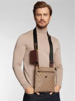 Guess Sacoche Vezzola HMVZLA P2291 Marron 13 Guess Sacoche Vezzola HMVZLA P2291 Marron -France Sacs banane et sacoches hommes Soldes Boutique guess sacoche vezzola hmvzla p2291 marron 5