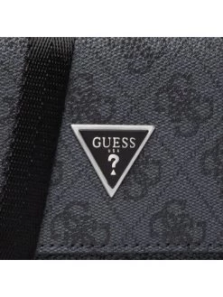 Guess Sacoche Vezzola Smart Badge Holder HMEVZL P2285 Gris -France Sacs banane et sacoches hommes Soldes Boutique guess sacoche vezzola smart badge holder hmevzl p2285 gris 2