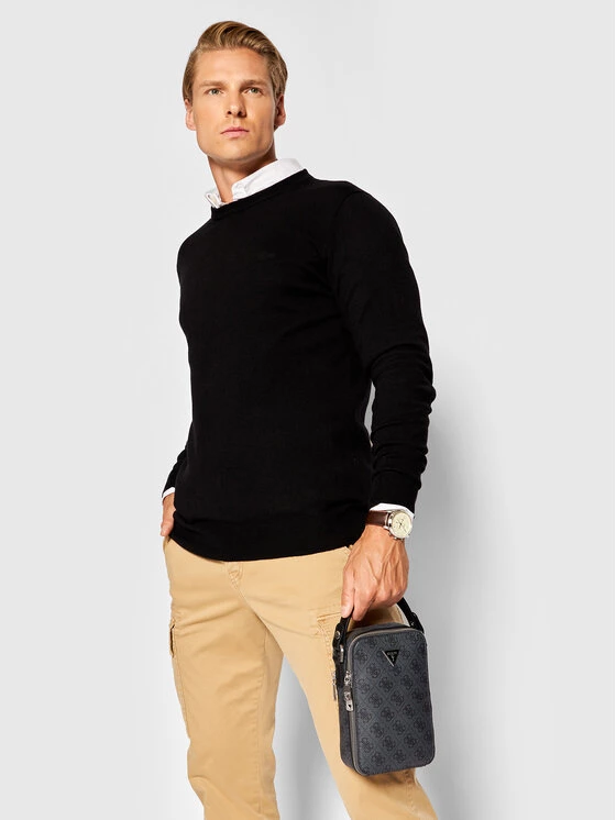 Guess Sacoche Vezzola Smart HMEVZL P2302 Noir 8 Guess Sacoche Vezzola Smart HMEVZL P2302 Noir – Image 6