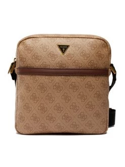 Guess Sacoche Vezzola Top Zip Crossbody Flat HMVZLA P2258 Marron