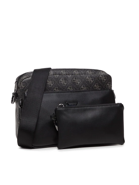 Guess Sacoche Vezzola Triple Pochette HMVZLA P2293 Noir 4 Guess Sacoche Vezzola Triple Pochette HMVZLA P2293 Noir – Image 2