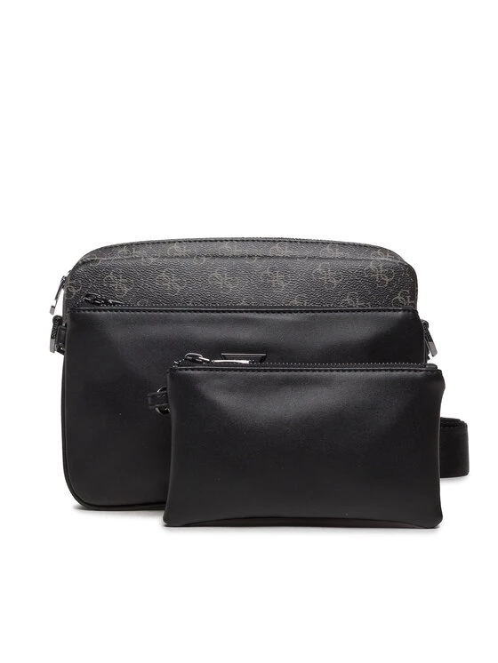 Guess Sacoche Vezzola Triple Pochette HMVZLA P2293 Noir 3 Guess Sacoche Vezzola Triple Pochette HMVZLA P2293 Noir