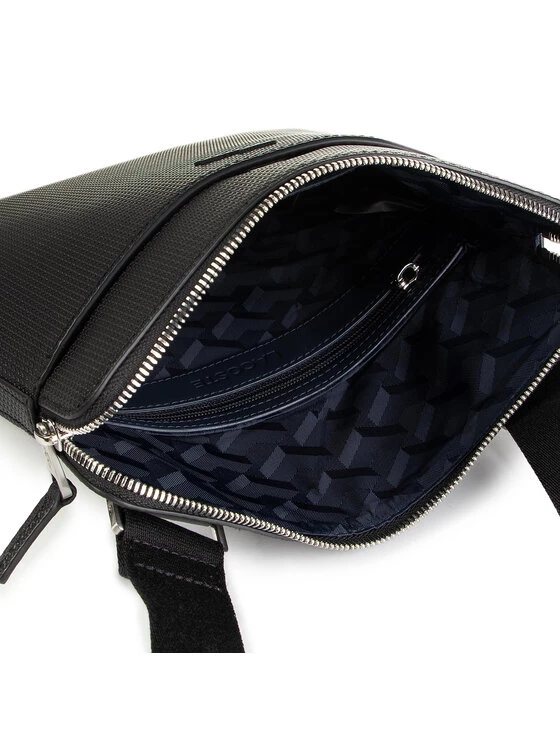 Lacoste Sacoche Flat Crossover Bag NH2815CE Noir 6 Lacoste Sacoche Flat Crossover Bag NH2815CE Noir – Image 4