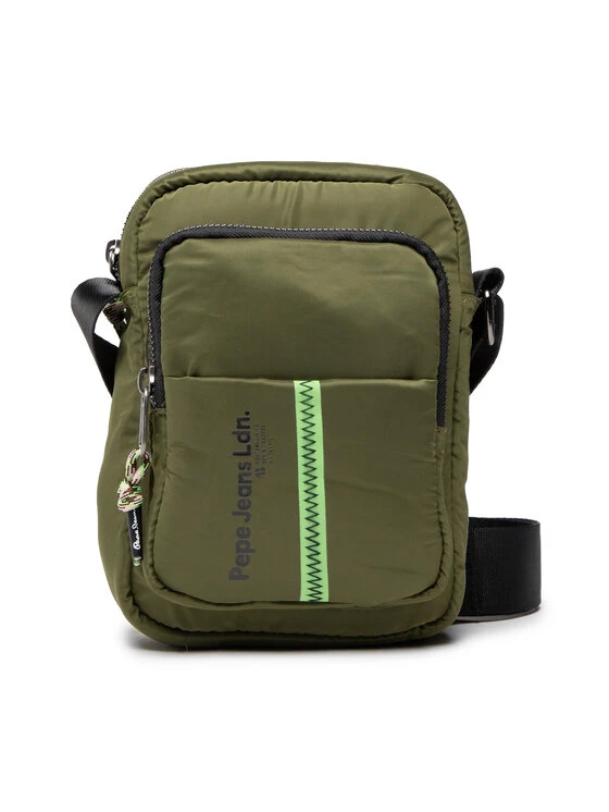 Pepe Jeans Sacoche Abdel Shouder Bag PM030672 Vert 3 Pepe Jeans Sacoche Abdel Shouder Bag PM030672 Vert