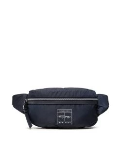 Tommy Hilfiger Sac banane Th Signature Crossbody AM0AM08450 Bleu marine