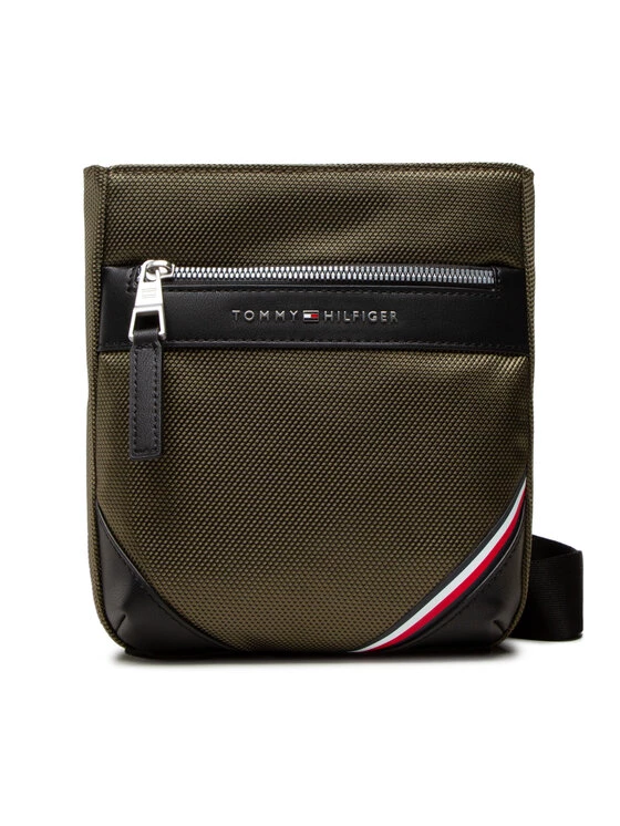 Tommy Hilfiger Sacoche 1985 Nylon Mini Crossover AM0AM08445 Vert 3 Tommy Hilfiger Sacoche 1985 Nylon Mini Crossover AM0AM08445 Vert