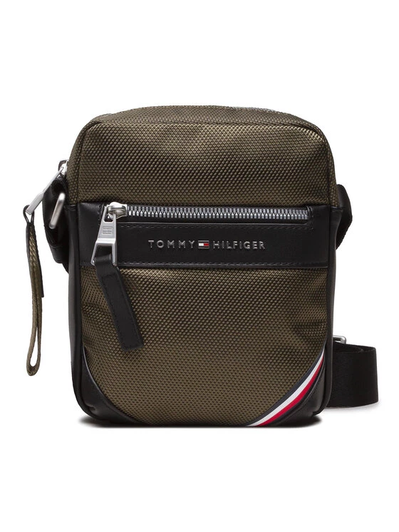 Tommy Hilfiger Sacoche 1985 Nylon Mini Reporter AM0AM08444 Vert 5 Tommy Hilfiger Sacoche 1985 Nylon Mini Reporter AM0AM08444 Vert – Image 3