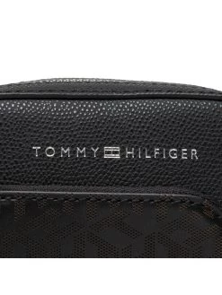 Tommy Hilfiger Sacoche Business Leather Slim Reporter AM0AM10334 Noir -France Sacs banane et sacoches hommes Soldes Boutique tommy hilfiger sacoche business leather slim reporter am0am10334 noir 1