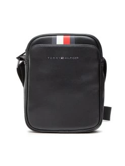 Tommy Hilfiger Sacoche Midtown Pu Mini Reporter AM0AM09547 Noir