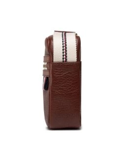 Tommy Hilfiger Sacoche Premium Leather Mini Crossover AM0AM08455 Marron -France Sacs banane et sacoches hommes Soldes Boutique tommy hilfiger sacoche premium leather mini crossover am0am08455 marron 3