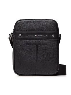 Tommy Hilfiger Sacoche Th Central Mini Reporter AM0AM10564 Noir