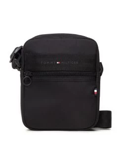 Tommy Hilfiger Sacoche Th Horizon Mini Reporter AM0AM10262 Noir