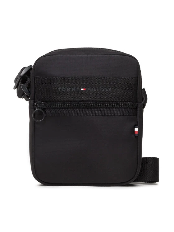Tommy Hilfiger Sacoche Th Horizon Mini Reporter AM0AM10262 Noir 3 Tommy Hilfiger Sacoche Th Horizon Mini Reporter AM0AM10262 Noir