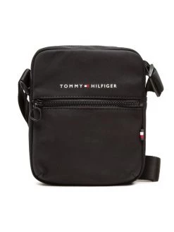 Tommy Hilfiger Sacoche Th Horizon Mini Reporter AM0AM10550 Noir
