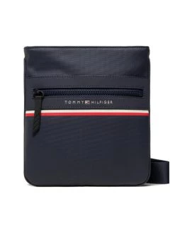Tommy Hilfiger Sacoche Th Stripe Mini Crossover AM0AM10298 Bleu marine