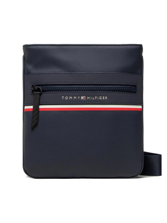 Tommy Hilfiger Sacoche Th Stripe Mini Crossover AM0AM10298 Bleu marine 3 Tommy Hilfiger Sacoche Th Stripe Mini Crossover AM0AM10298 Bleu marine