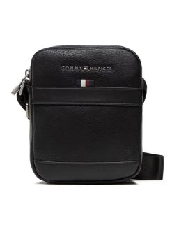 Tommy Hilfiger Sacoche Transit Pu Mini Reporter AM0AM10303 Noir