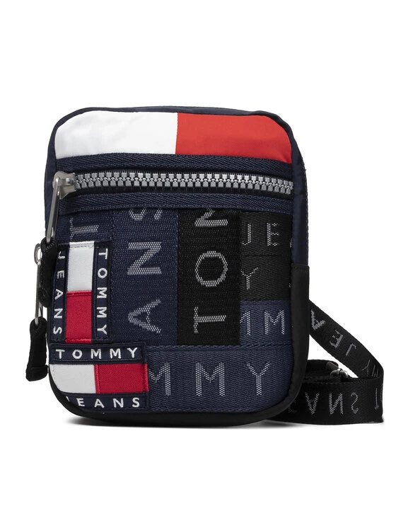 Tommy Jeans Sacoche Tjm Heritage Reporter Corporate AM0AM07514 Bleu marine – Image 2