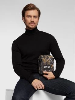 Versace Jeans Couture Sacoche 73YA4BF7 Noir -France Sacs banane et sacoches hommes Soldes Boutique versace jeans couture sacoche 73ya4bf7 noir 5